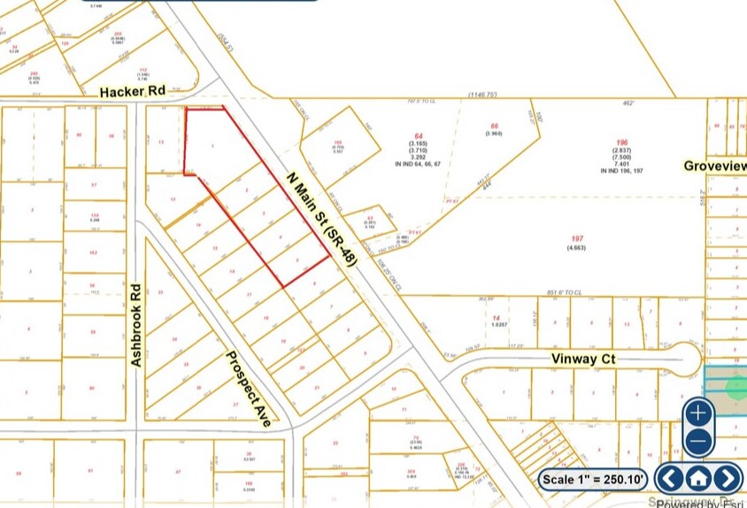 8049-8051 N Main St, Dayton, OH for sale - Plat Map - Image 2 of 2