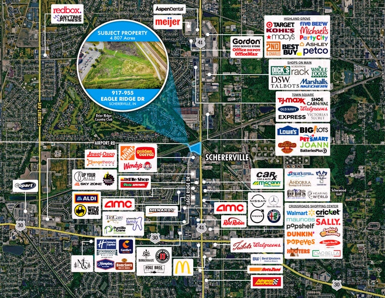 917-955 Eagle Ridge Dr, Schererville, IN à vendre - Photo du bâtiment - Image 2 de 7