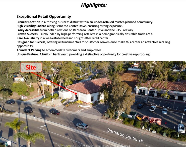 16495 Bernardo Center Dr, San Diego, CA à louer - Photo du bâtiment - Image 2 de 6