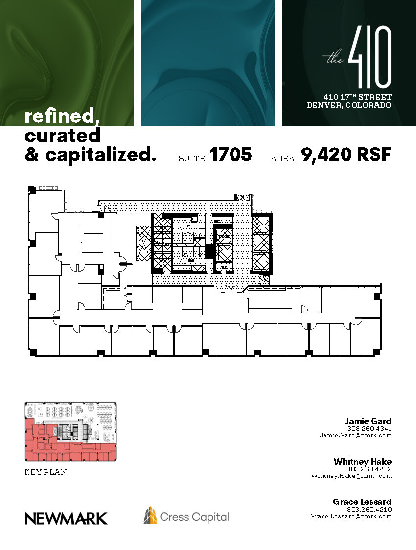 410 17th St, Denver, CO for lease Floor Plan- Image 1 of 1