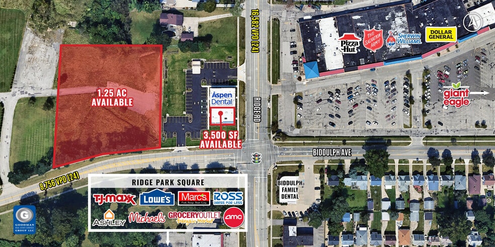 4630 N Ridge Rd, Brooklyn, OH for lease - Aerial - Image 2 of 5