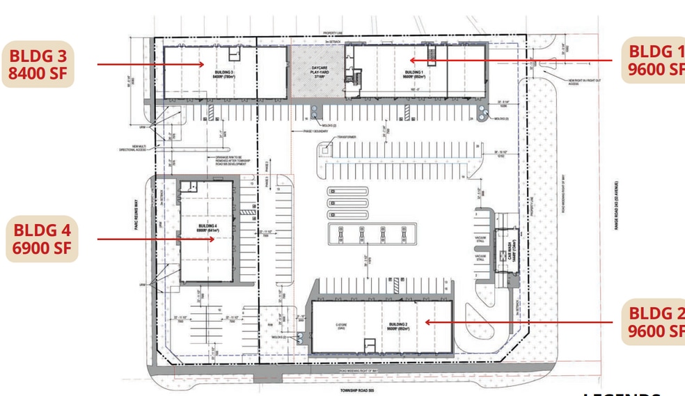 Elan Commercial Building 1, Beaumont, AB for lease - Floor Plan - Image 2 of 3