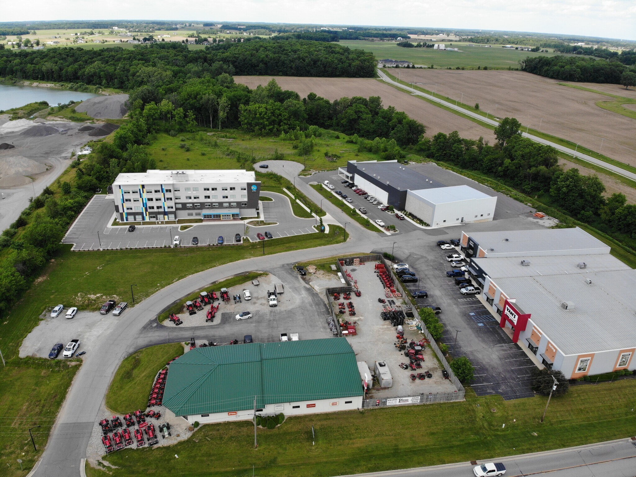 Peckhart, Auburn, IN à vendre Aérien- Image 1 de 2