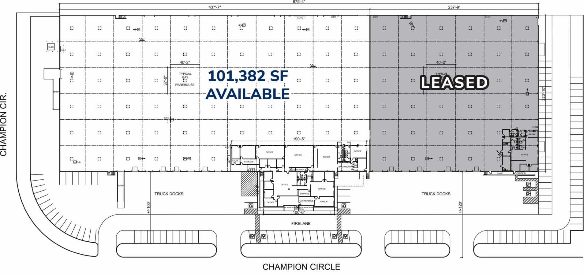 1255 Champion Cir, Carrollton, TX for lease Floor Plan- Image 1 of 1