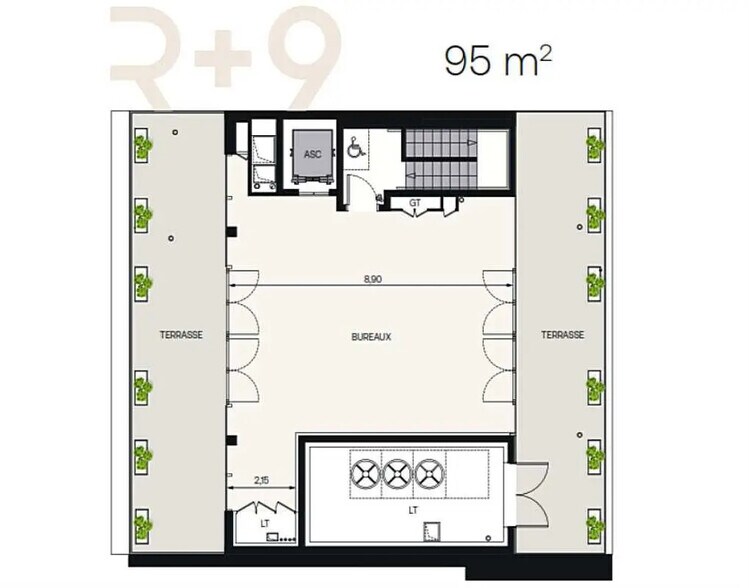 113 Bis Avenue Charles De Gaulle, Neuilly-sur-Seine à louer - Plan d’étage - Image 3 de 11