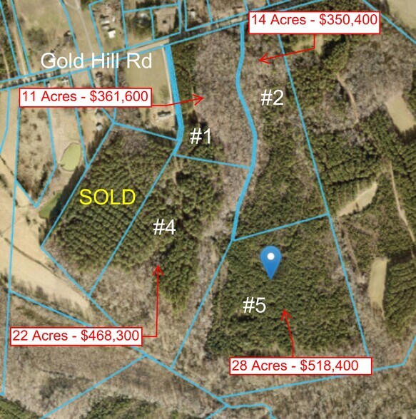 5493 Gold Hill Road, Concord, NC à vendre - Plan de site - Image 2 de 2