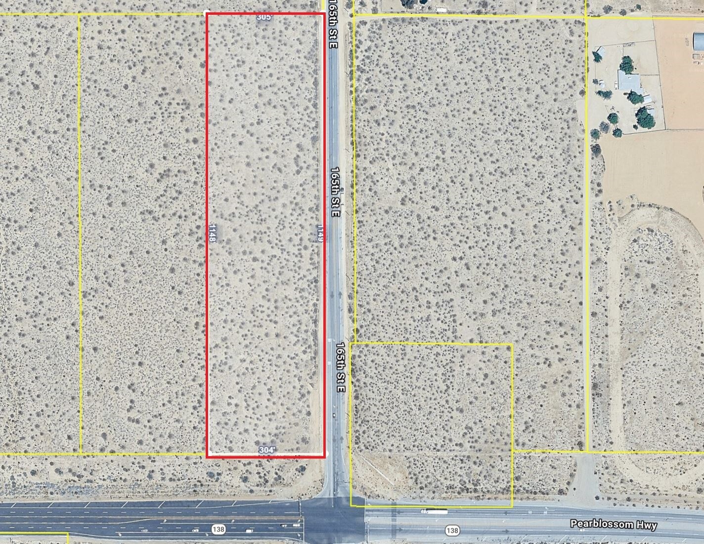 16500 Pearblossom Hwy, Palmdale, CA à vendre Aérien- Image 1 de 10