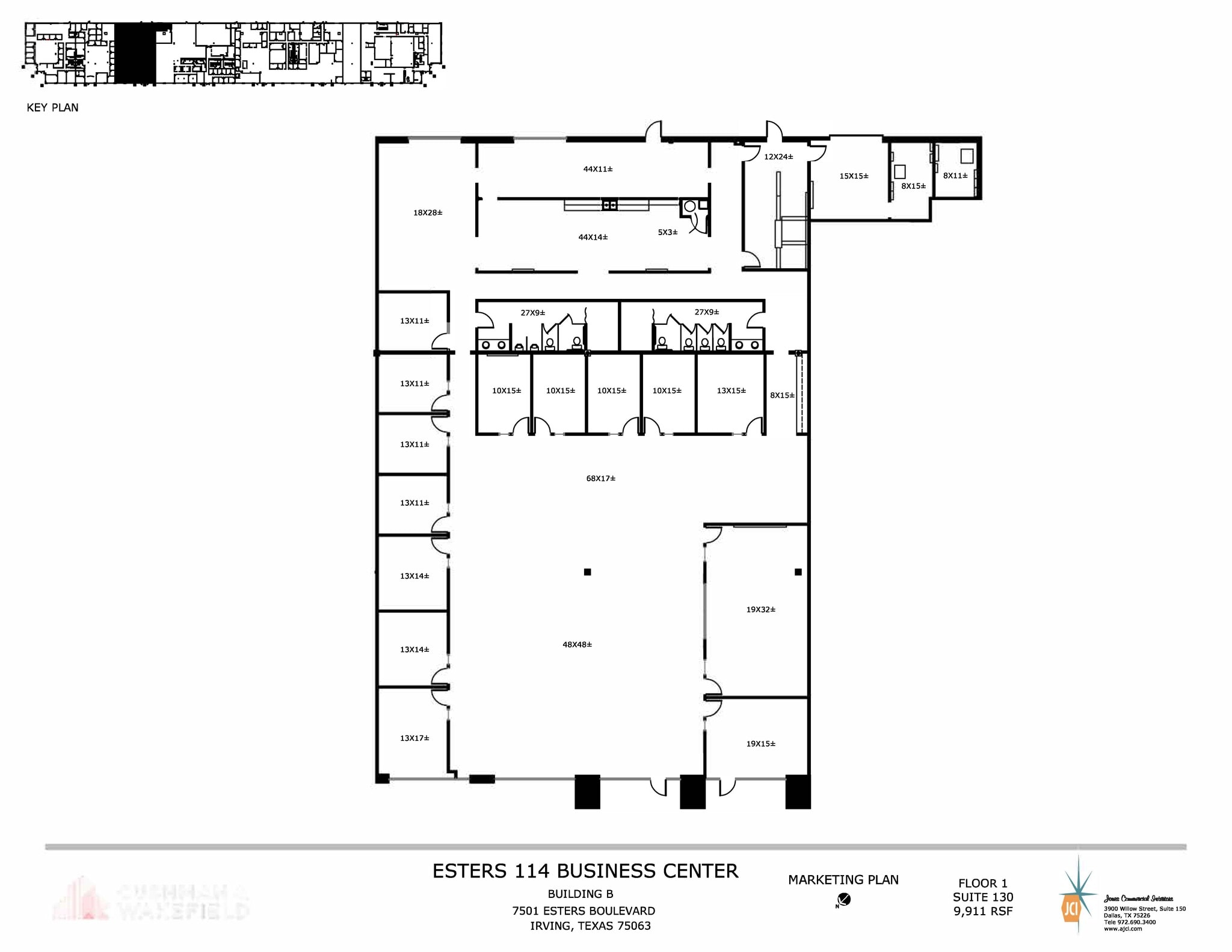 7501 Esters Blvd, Irving, TX for lease Floor Plan- Image 1 of 2