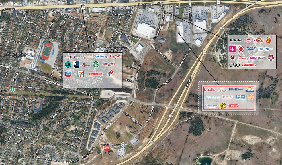 579 Robert Griffin III Blvd, Copperas Cove, TX à vendre - Photo du bâtiment - Image 3 de 6