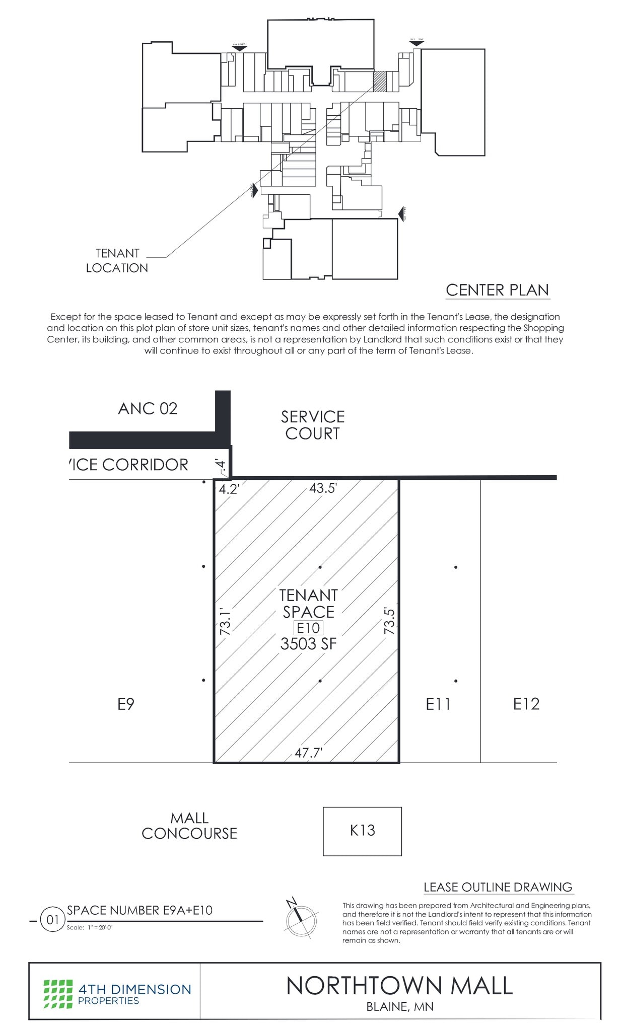 398 Northtown Dr, Blaine, MN for lease Site Plan- Image 1 of 1