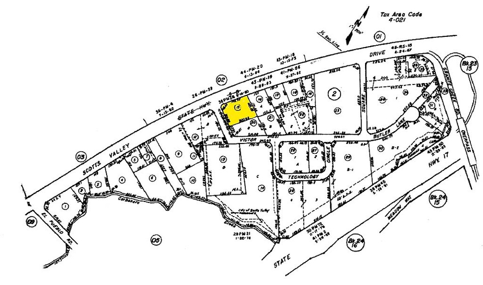 5400 Scotts Valley Dr, Scotts Valley, CA à louer - Plan cadastral - Image 2 de 6