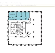 100 Bush St, San Francisco, CA à louer Plan d  tage- Image 1 de 1