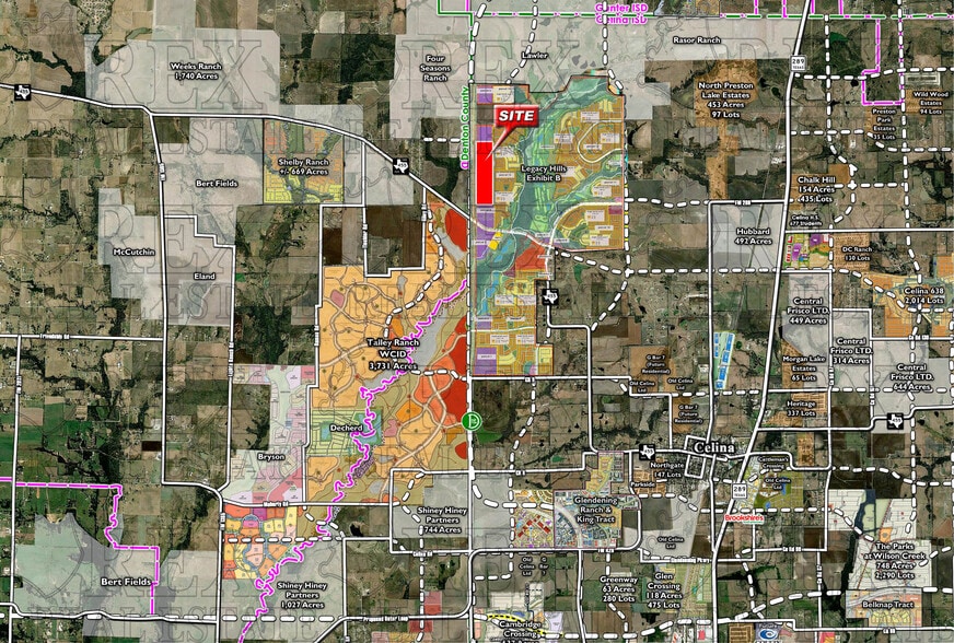 Dallas North Tollway Extension, Celina, TX à vendre - Aérien - Image 2 de 3