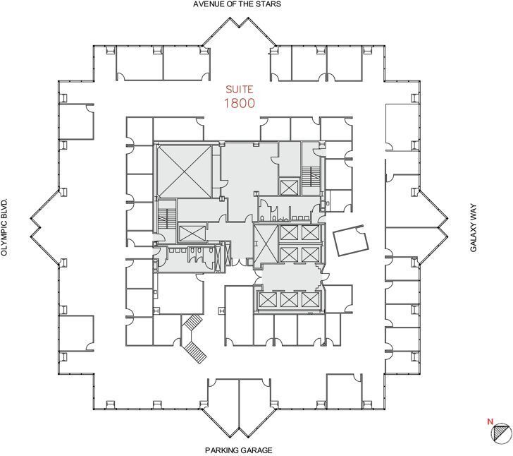 2121 Avenue of the Stars, Century City, CA for lease Floor Plan- Image 1 of 1