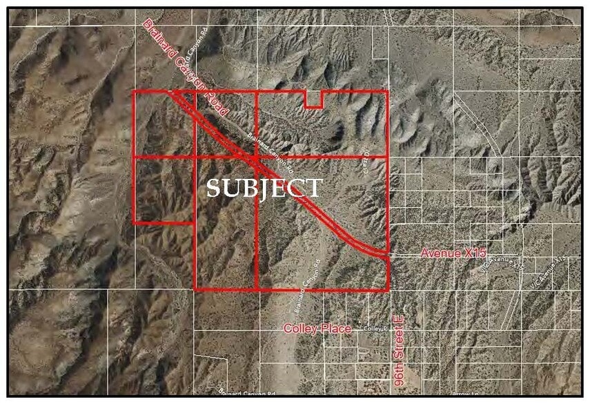 Brainard Canyon Rd, Palmdale, CA for sale - Building Photo - Image 1 of 5