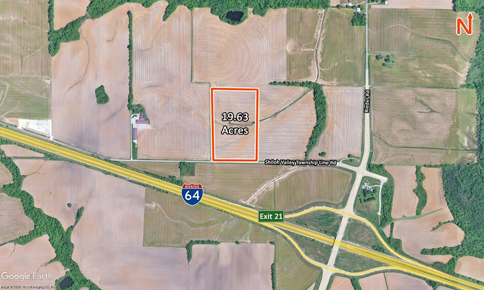 8971 Shiloh Valley Twp Line Rd, Lebanon, IL à vendre - Aérien - Image 3 de 7