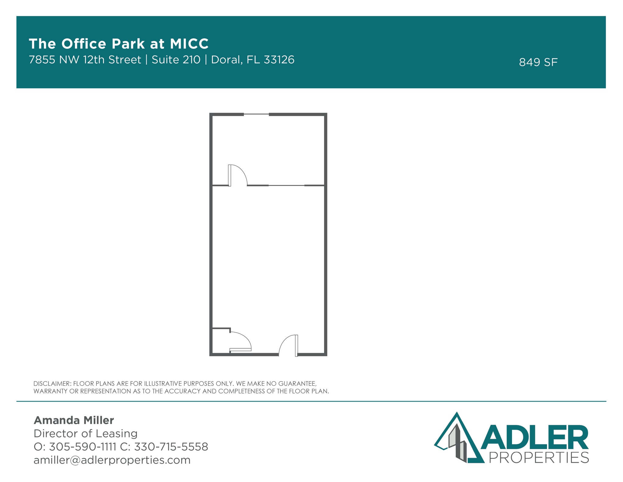 1200 NW 78th Ave, Doral, FL for lease Floor Plan- Image 1 of 1