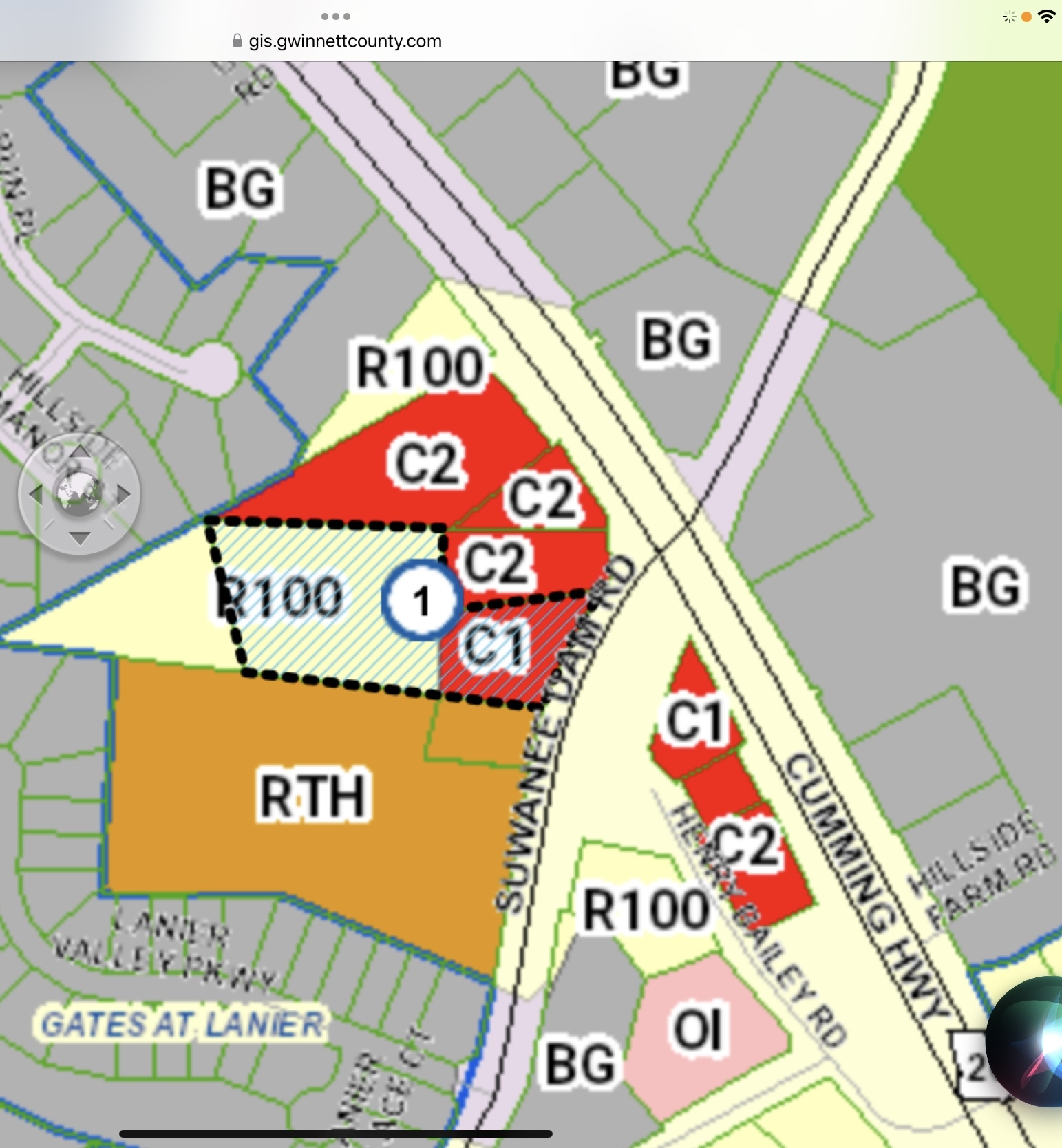 5886 Suwanee Dam Rd, Sugar Hill, GA for sale Plat Map- Image 1 of 9