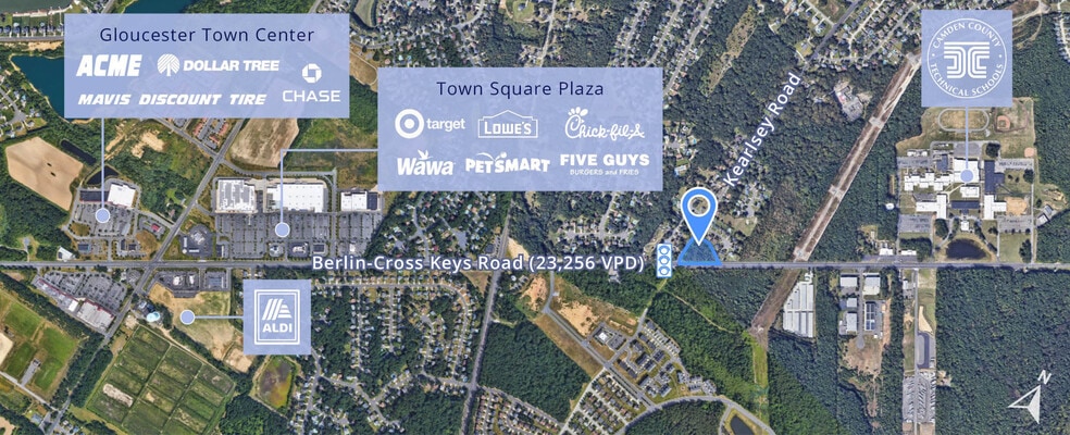 403 Berlin-Cross Keys Rd, Sicklerville, NJ for sale - Building Photo - Image 2 of 2