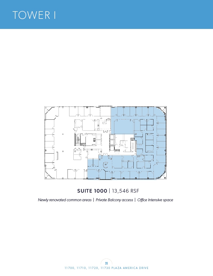 11700 Plaza America Dr, Reston, VA for lease Floor Plan- Image 1 of 1