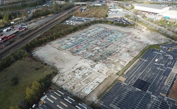 Queen St, Leeds, WYK - Aérien  Vue de la carte