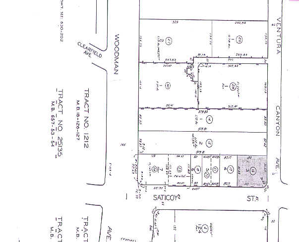 13607 Saticoy St, Van Nuys, CA for lease - Plat Map - Image 3 of 14
