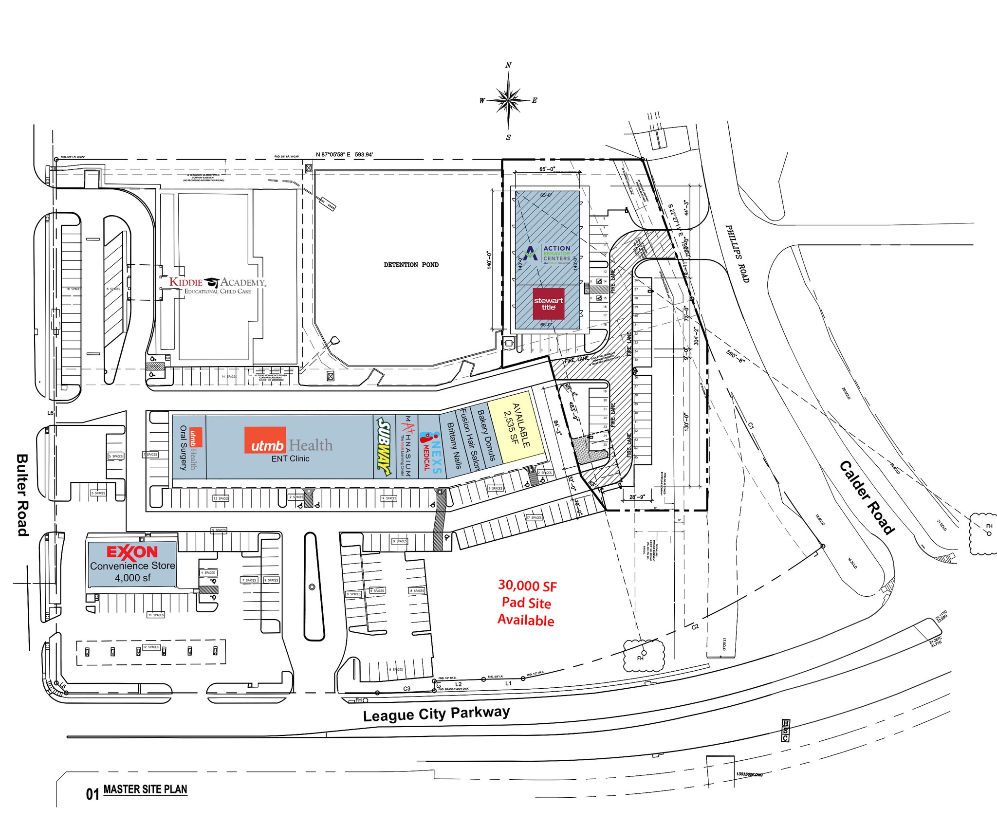 1600 W League City Pky, League City, TX à louer Plan de site- Image 1 de 1