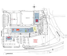 1600 W League City Pky, League City, TX à louer Plan de site- Image 1 de 1