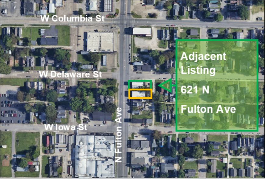 613-615 N Fulton Ave, Evansville, IN à vendre - Photo du bâtiment - Image 2 de 11