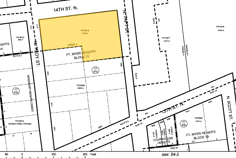 2000 14th St N, Arlington, VA for lease - Plat Map - Image 2 of 21