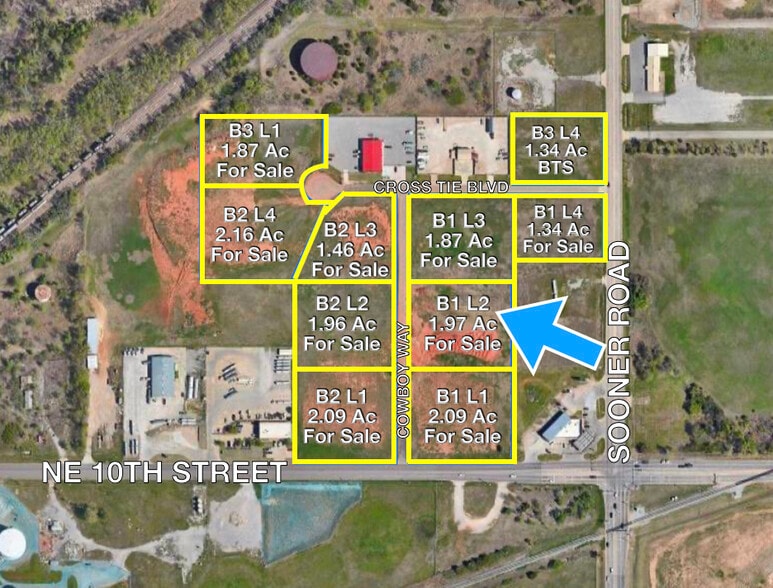 1220 Cowboy way, Oklahoma City, OK for sale - Aerial - Image 1 of 1