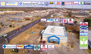 3836 N Gloster St, Tupelo, MS - AÉRIEN  Vue de la carte - Image1