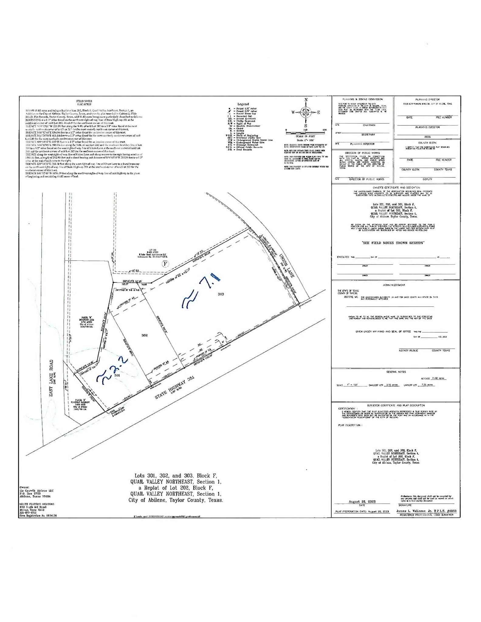 2064 State Hwy 351 hwy, Abilene, TX for sale Site Plan- Image 1 of 2