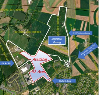 Plus de détails pour Orchard Rd, Waynesboro, PA - Terrain à vendre