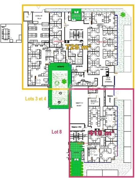 Flex dans Les Ulis à louer - Plan d’étage - Image 2 de 3