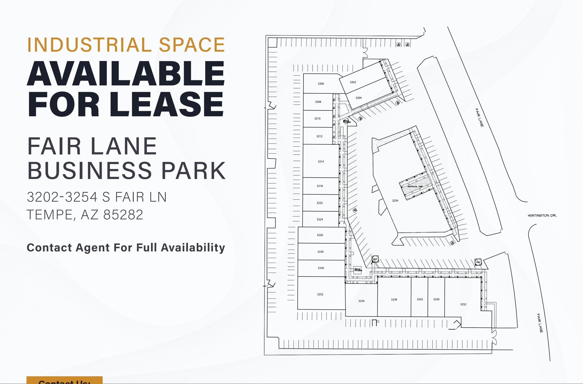 3202-3254 S Fair Ln, Tempe, AZ for lease Site Plan- Image 1 of 1