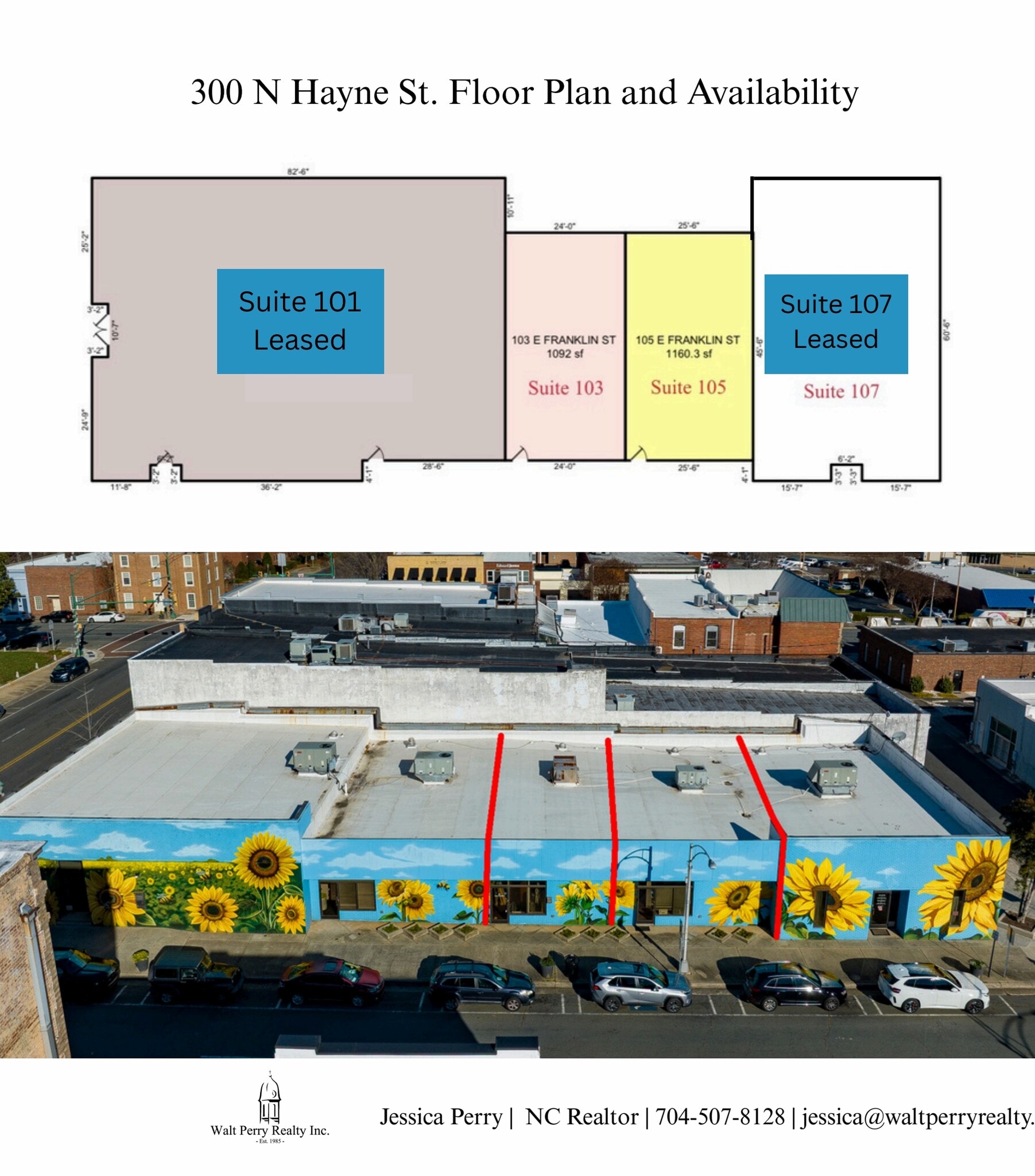 300 N Hayne St, Monroe, NC for lease Floor Plan- Image 1 of 1
