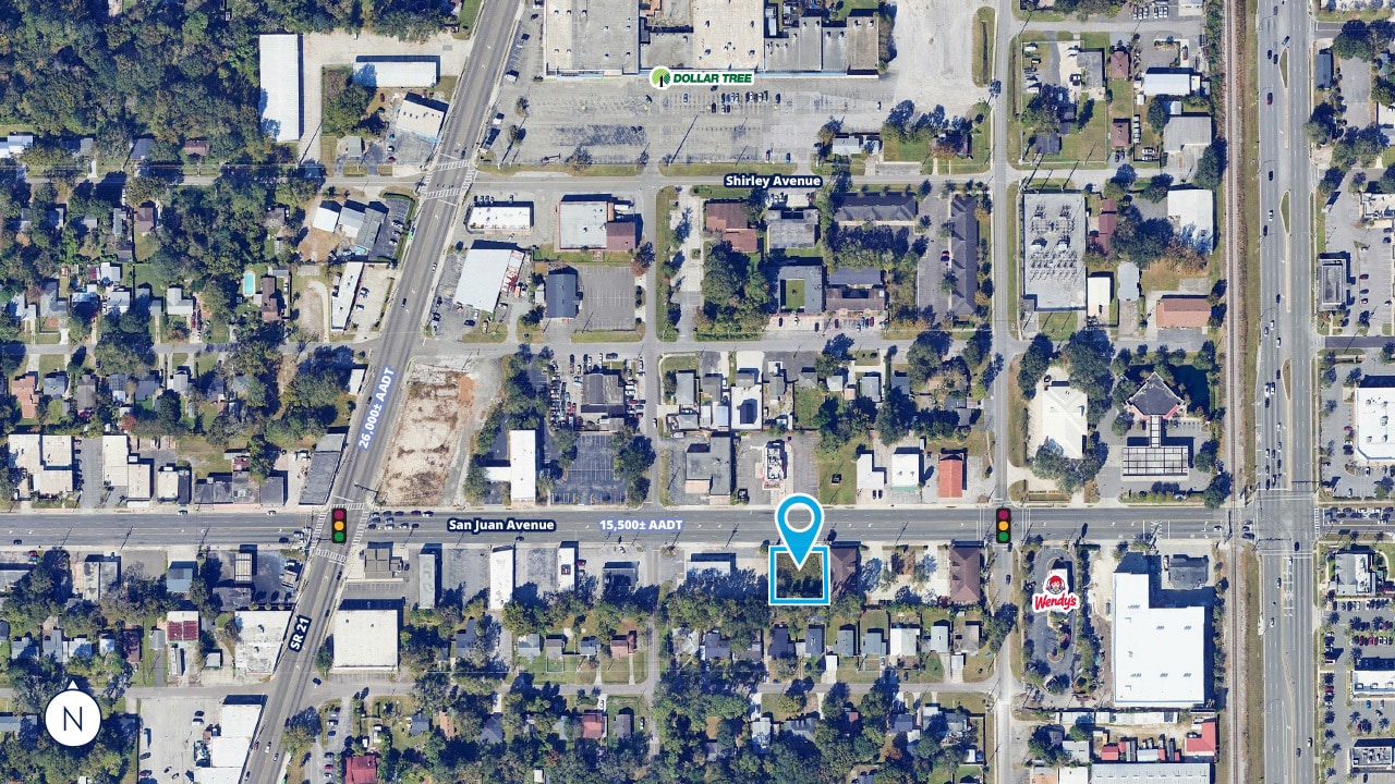 4586 San Juan Ave, Jacksonville, FL for sale Aerial- Image 1 of 5