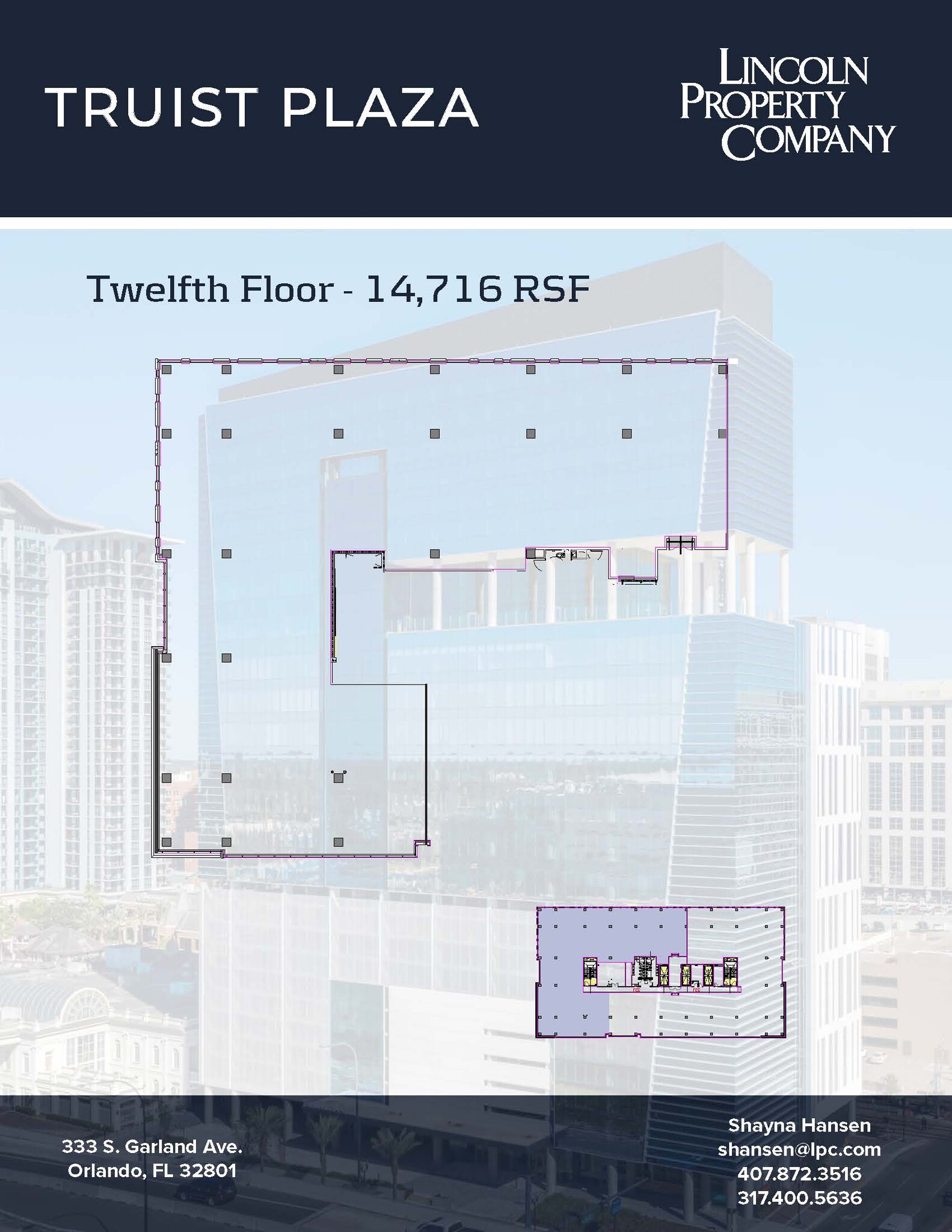 333 S Garland Ave, Orlando, FL à louer Plan d  tage- Image 1 de 2