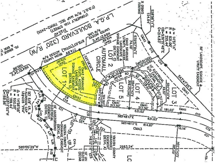 00 N Tomoka Farms Rd, Daytona Beach, FL for sale - Plat Map - Image 2 of 2
