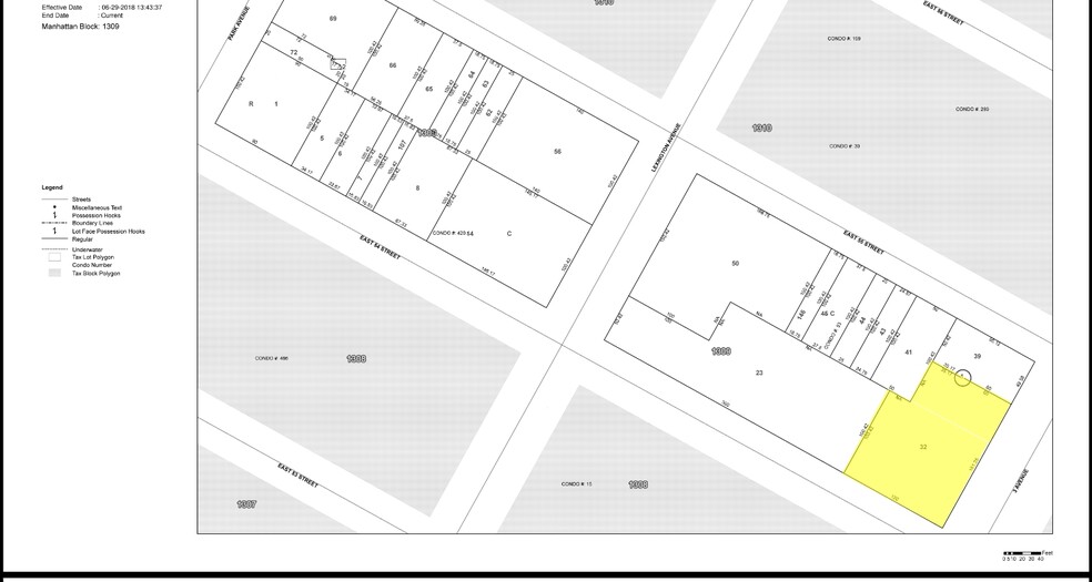 900 Third Ave, New York, NY à louer - Plan cadastral - Image 2 de 8