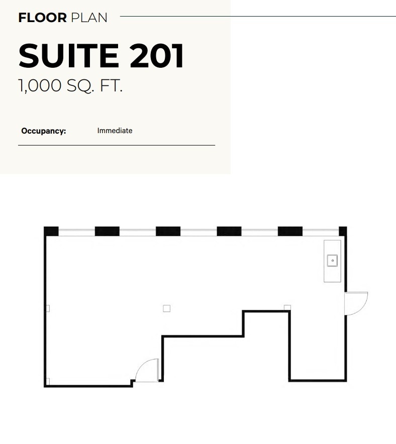 372 Richmond St W, Toronto, ON à louer Plan d’étage- Image 1 de 3