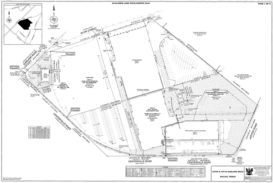 10710-10718 Garland Rd, Dallas, TX à louer - Plan de site - Image 3 de 15