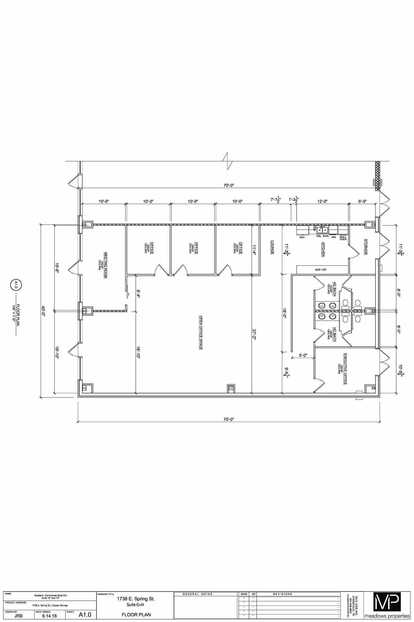 1736 E Spring St, Cookeville, TN à louer Plan de site- Image 1 de 2