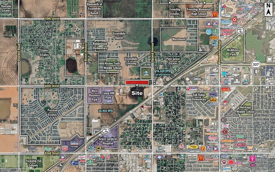 7320 66th Street, Lubbock, TX for sale - Aerial - Image 1 of 2