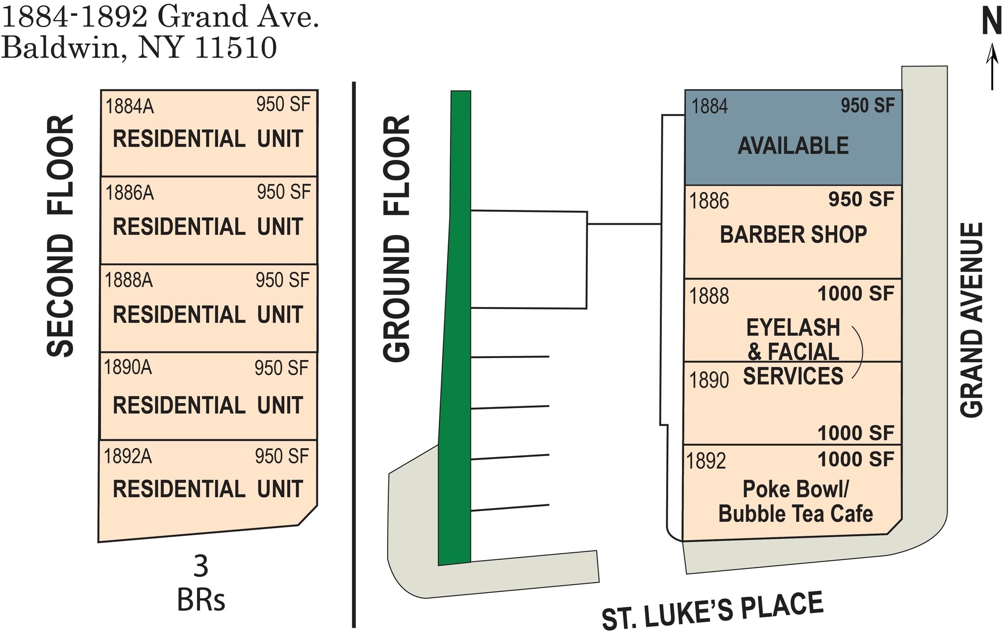 1884-1892 Grand Ave, Baldwin, NY for sale Primary Photo- Image 1 of 2