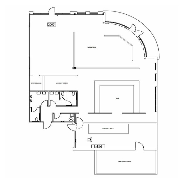 20631-20653 Renwick Rd, Crest Hill, IL for lease - Floor Plan - Image 2 of 4