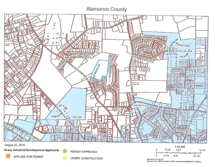 Cedar Ridge Dr, Burlington, NC à vendre - Plan cadastral - Image 3 de 5