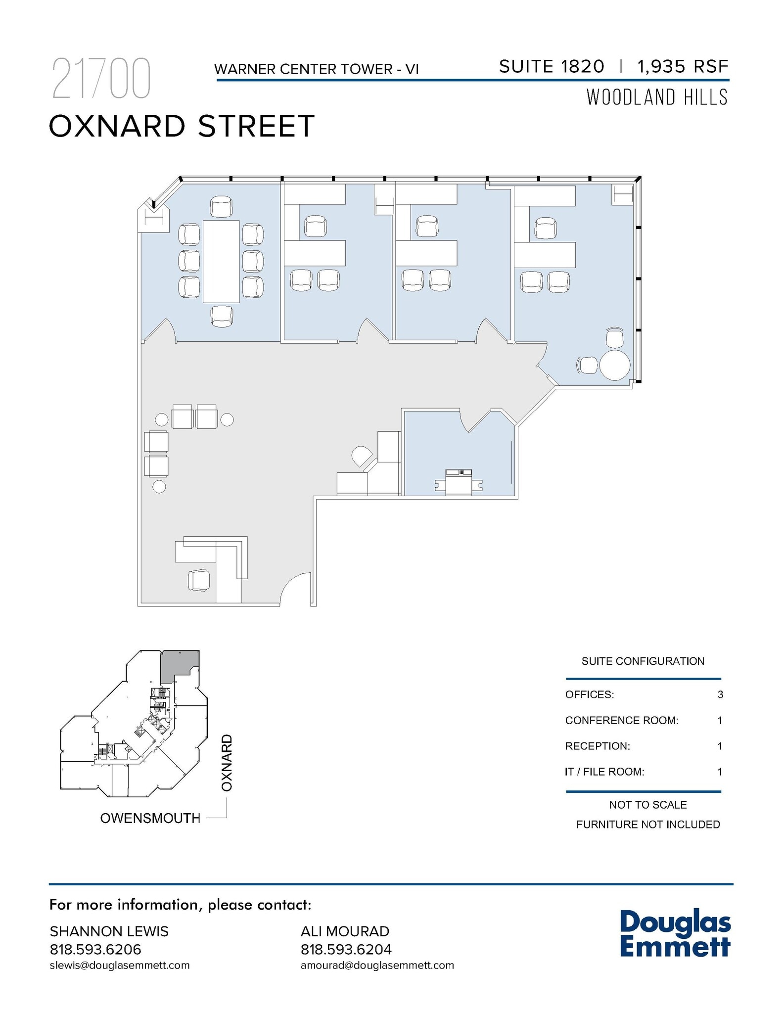 21700 Oxnard St, Woodland Hills, CA for lease Floor Plan- Image 1 of 1
