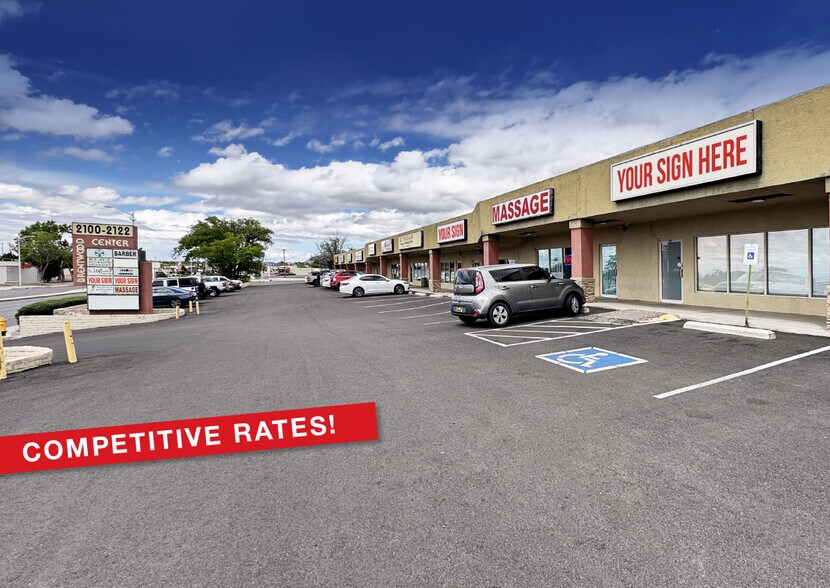 2100-2122 Juan Tabo Blvd NE, Albuquerque, NM à louer - Photo du bâtiment - Image 1 de 10